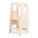 moblì® | Ully Natural Learning Tower | Der erste Lernturm für Kinder ab 1 Jahr aus Naturholz | Lernturm Montessori mit verstellbare Fachböden | Gebaut in Italien nach den Montessori-Prinzipien
