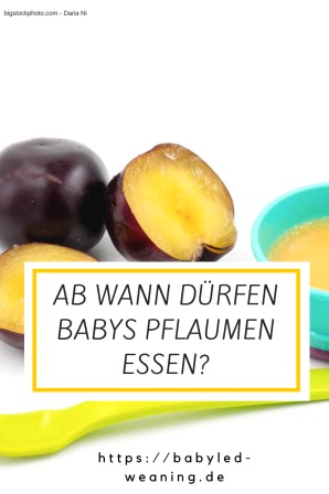 Ab wann dürfen Babys Pflaumen essen? | Babyled Weaning