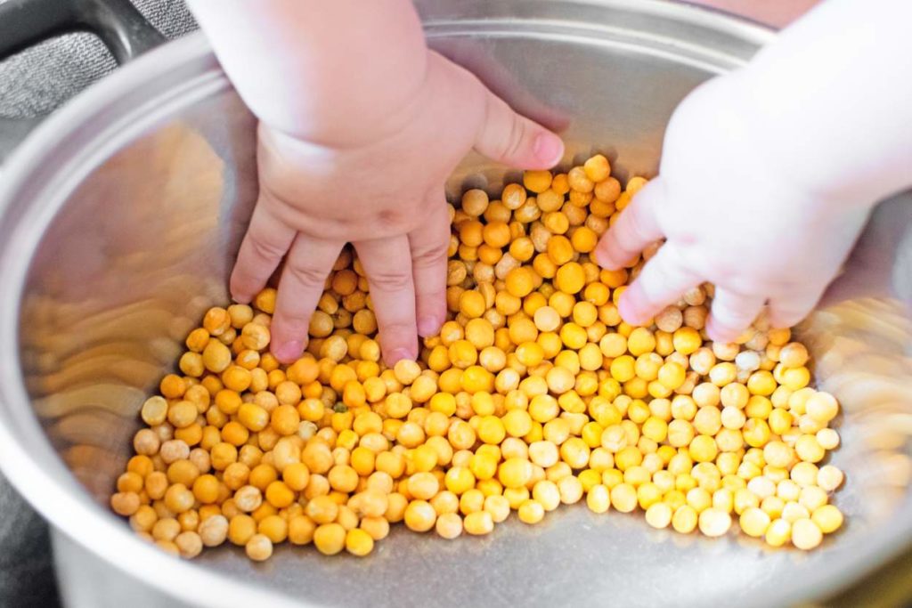 Ab wann dürfen Babys Kichererbsen essen? Babyled Weaning
