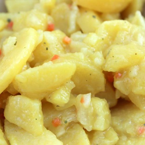 Kartoffelsalat ohne Salz für Babys | Babyled Weaning Familienrezepte
