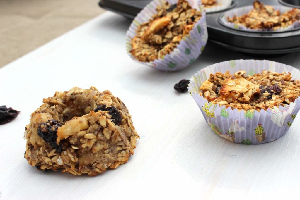 muesli muffins sauerkirschen