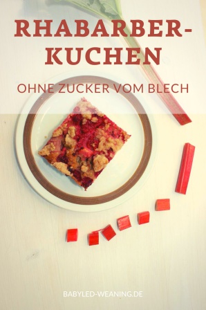 rhabarberkuchen vom blech ohne zucker