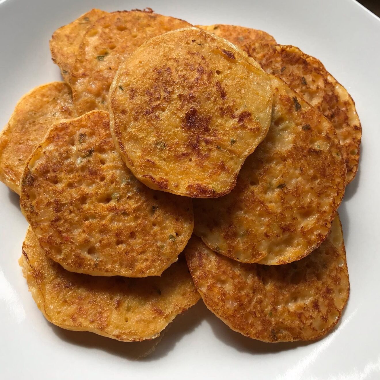 Herzhafte Süßkartoffel Pancakes für BLW glutenfrei Babyled Weaning
