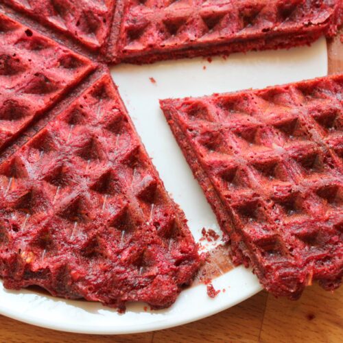 rote beete waffeln