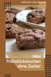 Mini Frühstückskuchen ohne Zucker