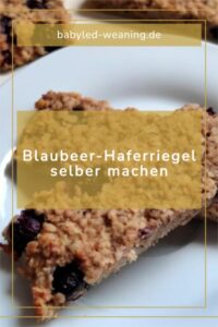 Blaubeer Haferriegel selber machen