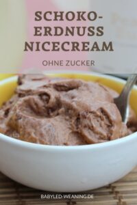 schoko erdnuss nicecream