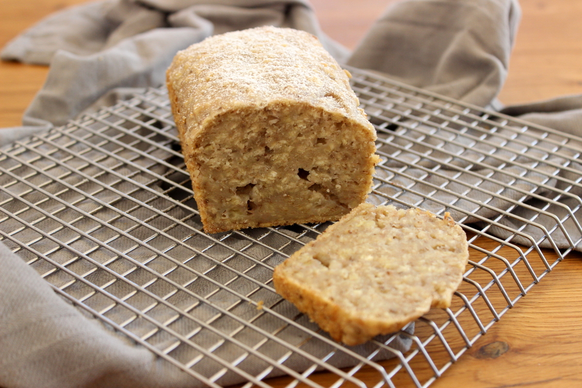 banenenbrot mit hirseflocken