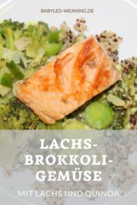 lachs mit lauch und brokkoli