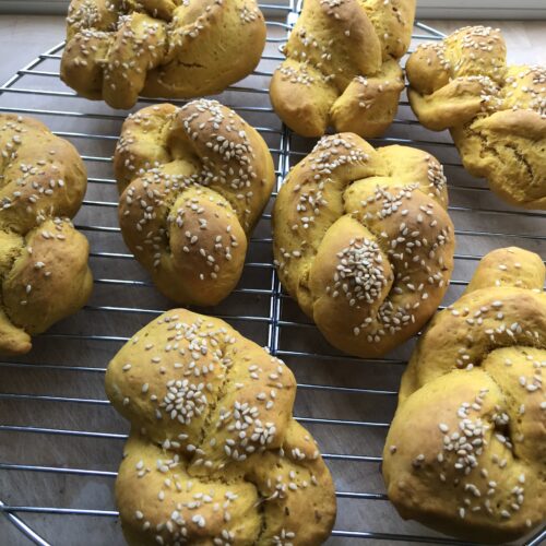 kürbisbrötchen ohne hefe