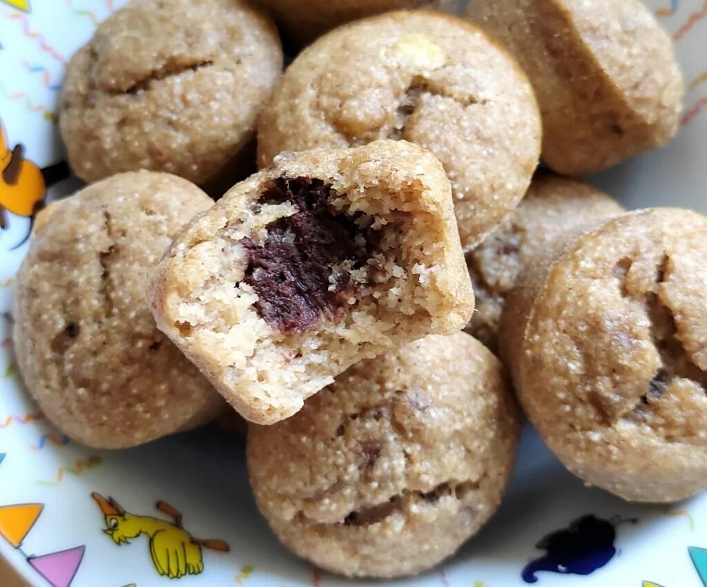 Mini-Grießmuffins mit Schokofüllung | Babyled Weaning Rezepte
