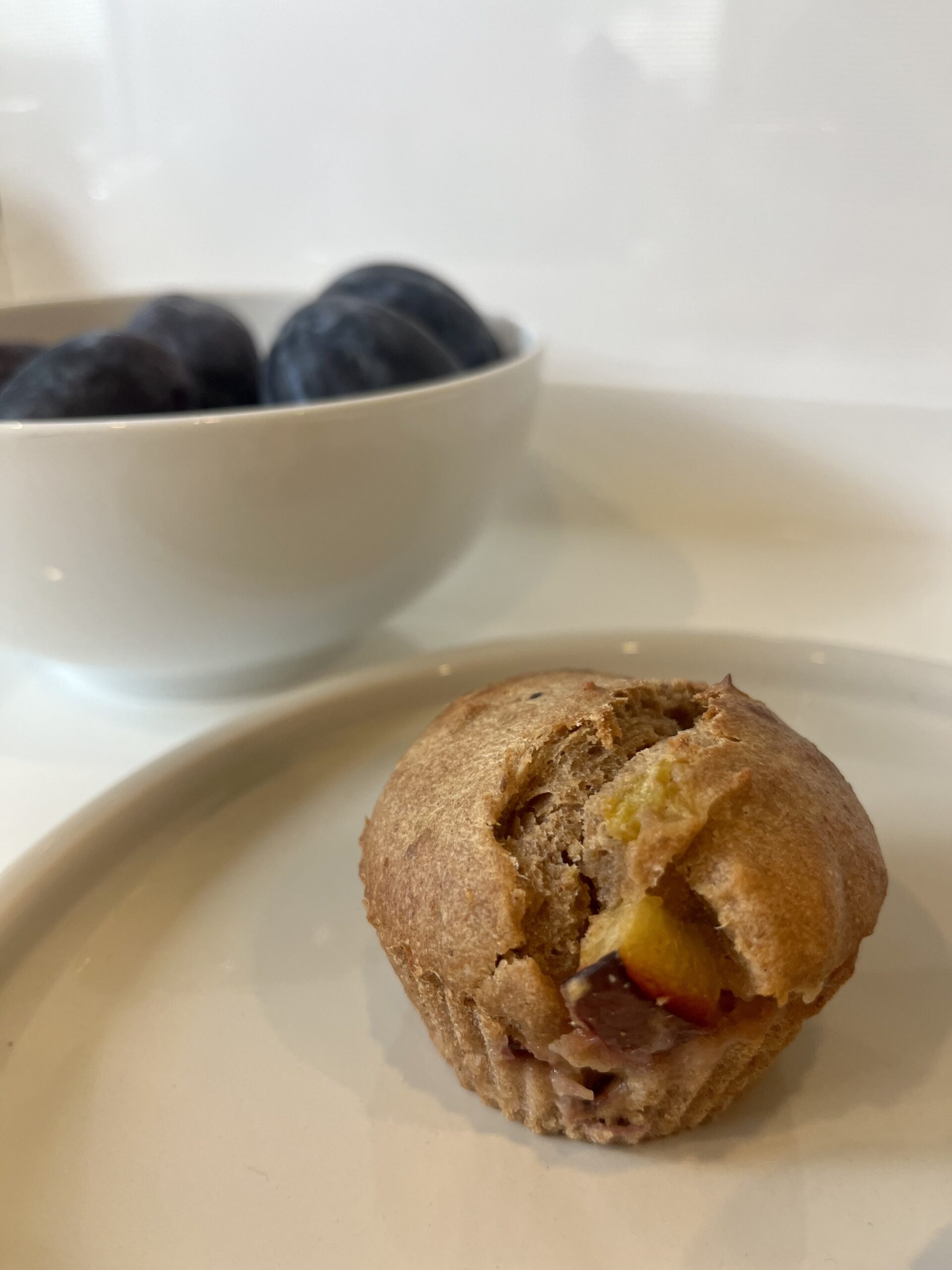 Zwetschgen Muffins ohne Zucker | Breifrei Rezepte