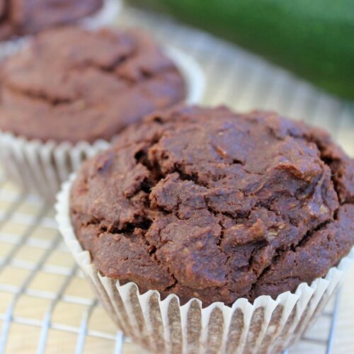 zucchini muffins ohne zucker