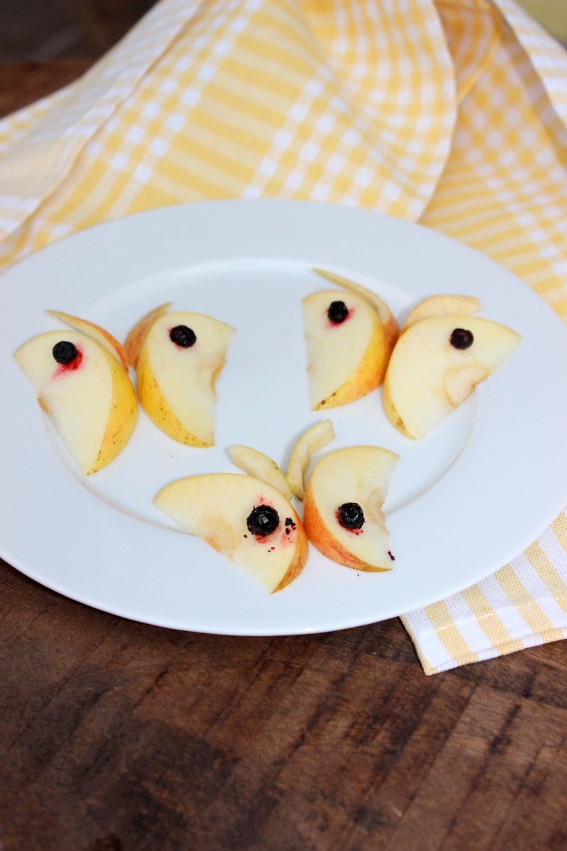 Apfel Schmetterling: Fun Food für Kinder