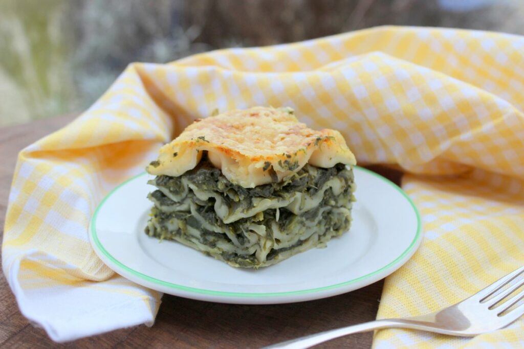 Spinat-Lasagne vegetarisch
