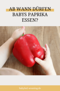 ab wann darf baby paprika essen