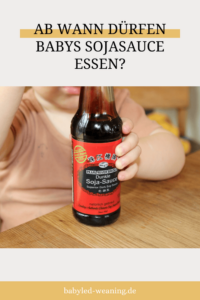 ab wann duerfen babys sojasauce essen