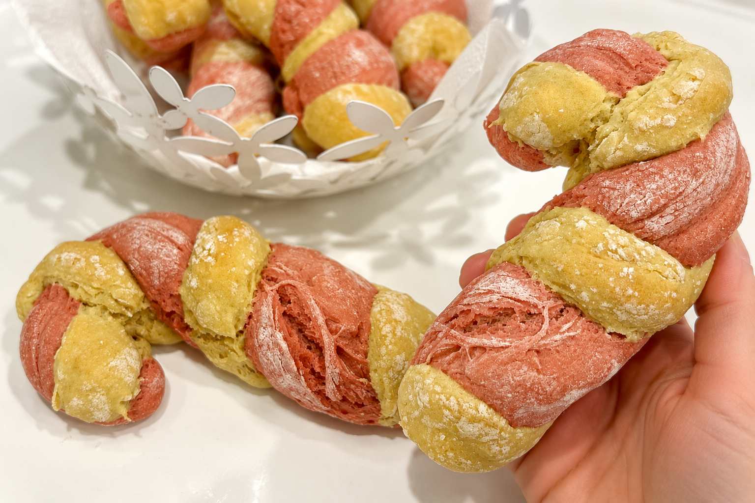zuckerstangen broetchen weihnachten