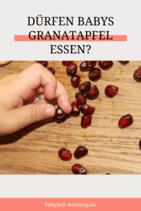 granatapfel kerne baby
