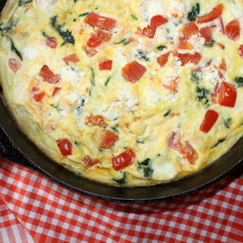 spinat frittata