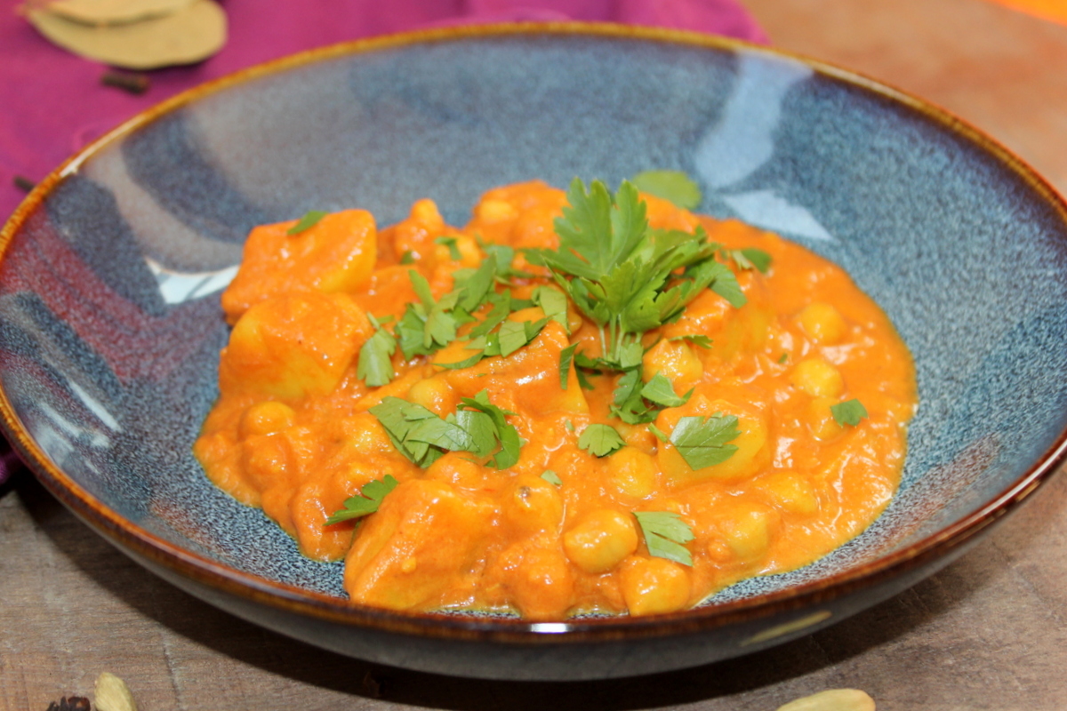 kartoffel kichererbsen Curry