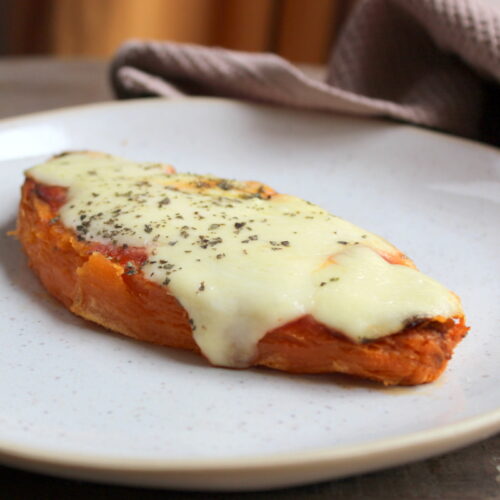 suesskartoffel mini pizza