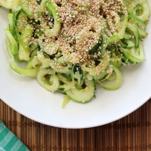 asiatischer gurkensalat