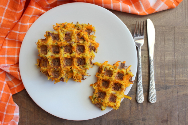 kartoffelwaffeln wie puffer