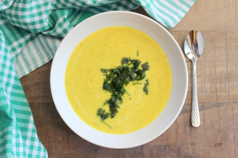 zucchini suppe mit linsen