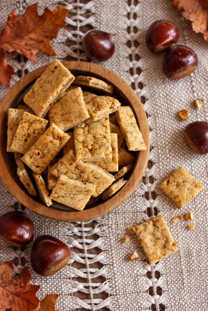 kastanien cracker gekochte maronen